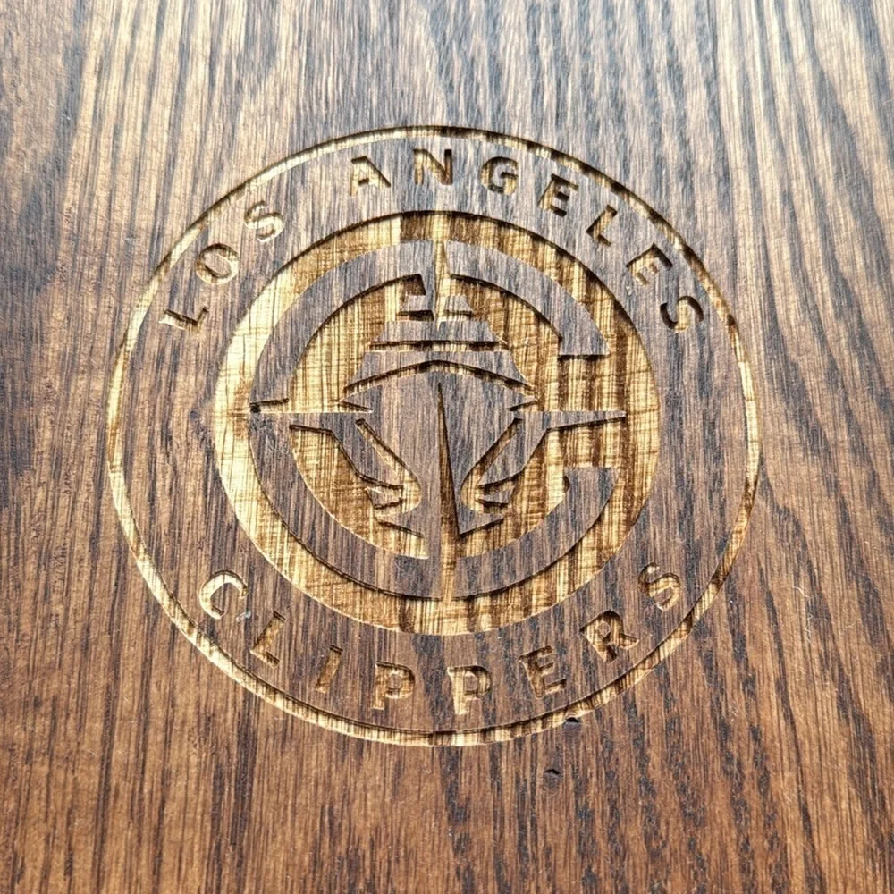 Picnic Time Los Angeles Clippers Whiskey Box Gift Set Glasses Coasters Stones